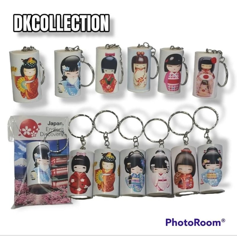 Gantungan kunci kimono jepang gantungan kunci geisha jepang SOUVENIR gantungan kunci japan souvenir