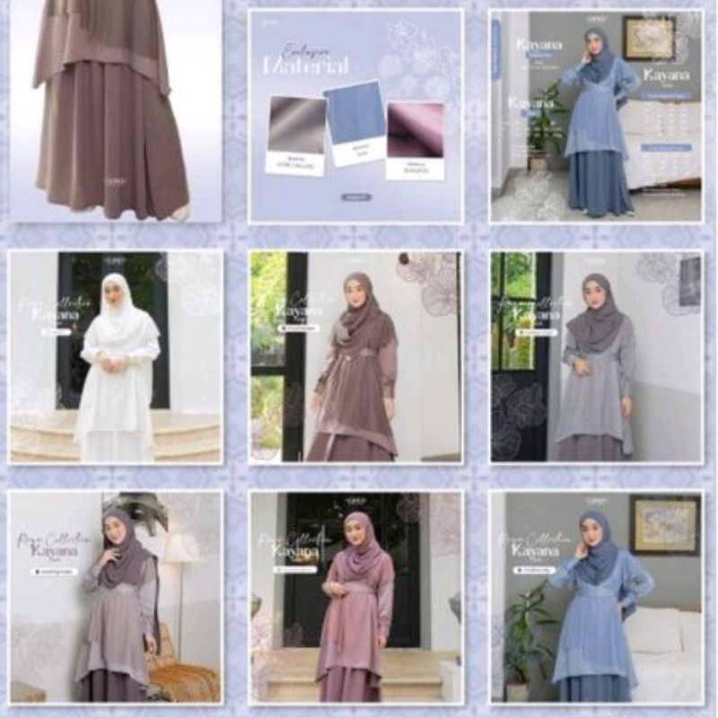 KAYANA TUNIK BY SILMEE/KAYANA SET SKIRT BY SILMEE/KAYANA&KAIVAN SARIMBIT SILMEE/GAMIS SILMEE/DRESS S