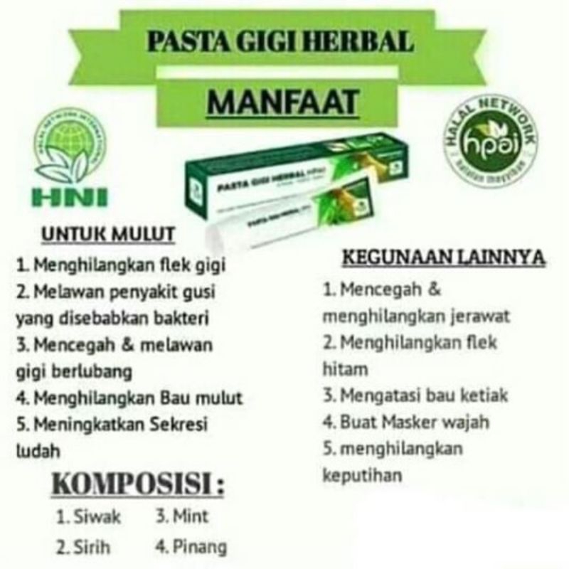 Pasta Gigi Siwak F Free Flouride 120 gram - Pasta Gigi Herbal