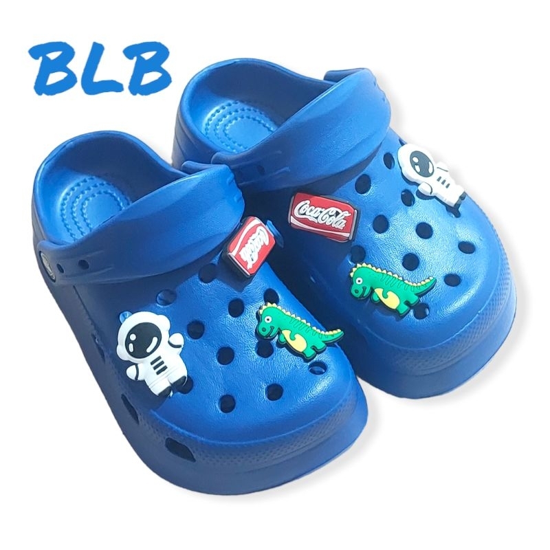 Sandal Baim Anak Cowok Dino Sandal Selop Tali Belakang  anak Laki laki Eva Rubber Trendy Nyaman