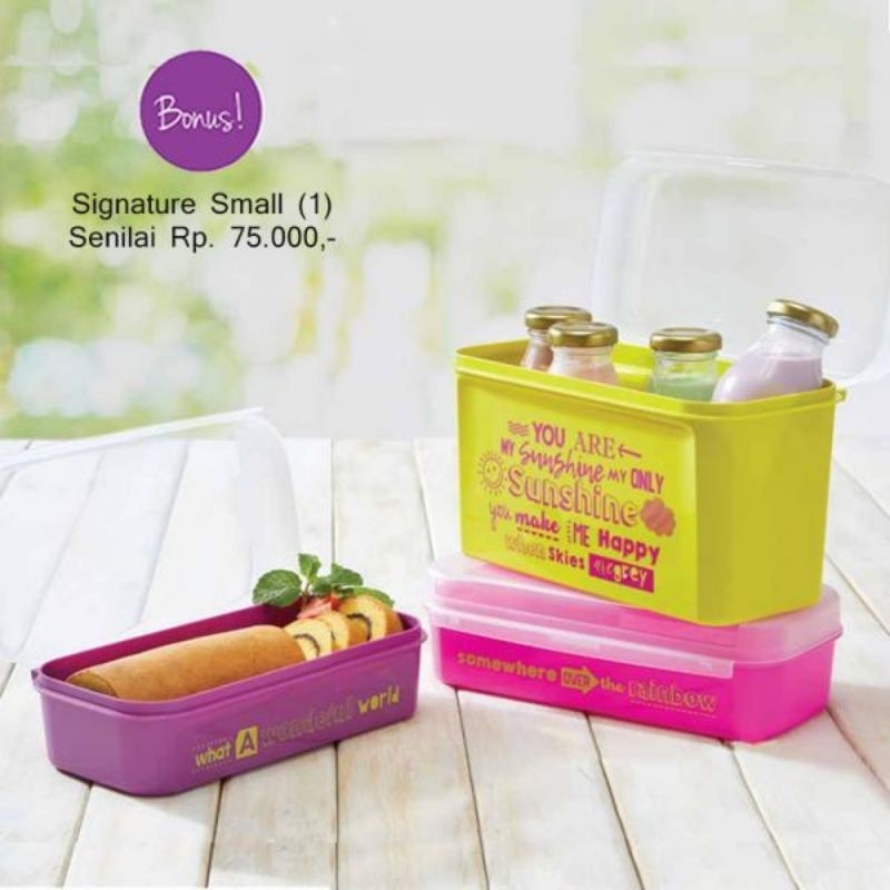Signature Set Tupperware - Tempat Makanan dan Minuman
