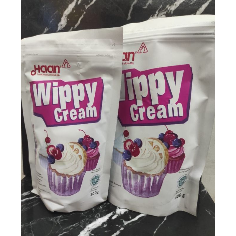 

HAAN WIPPY CREAM POUCH /bubuk whippy cream/whip cream/wipi krim