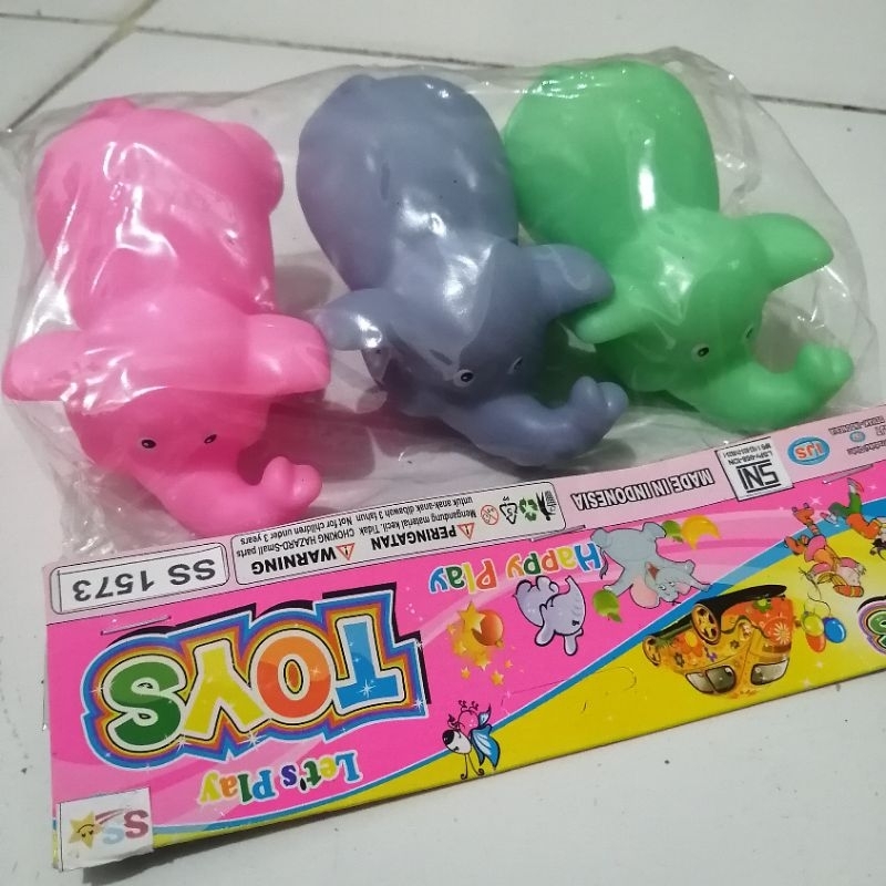 PROMO COD MAINAN VYNIL KARET GAJAH BUNYI