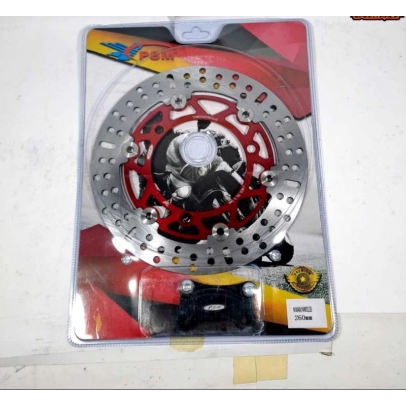 Piringan cakram depan PSM Nmax new Nmax old Aerox Ukuran 260mm Plus breket Original Disc brake PSM