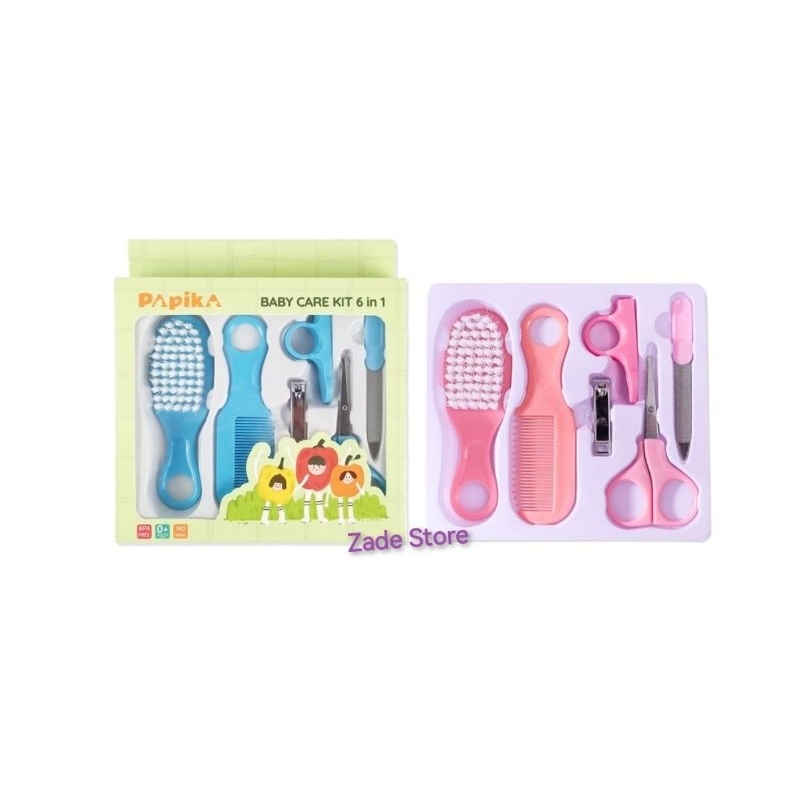 Set Gunting Kuku &amp; rambut Bayi 6in1 Baby Care Kit Baby perlengkapan bayi newborn set manicure pedicure