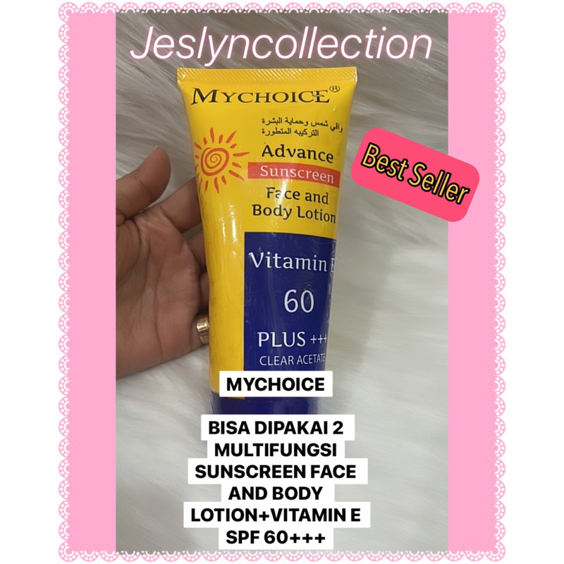 MYCHOICE ADVANCE SUNSCREEN FACE AND BODY LOTION 60++