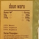 

BUBUK DAUN WARU LANDAK KERING TERMURAH 250 GRAM