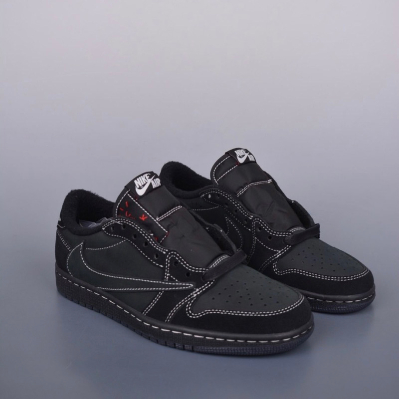 Travis Scott x Nike Air Jordan 1 Low Phantom Black 100% Authentic