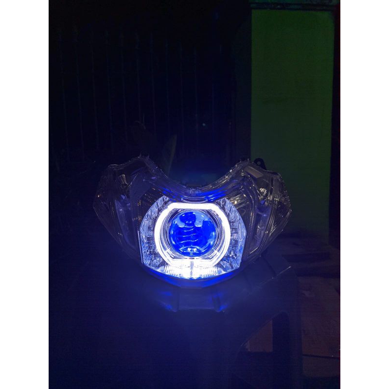 Headlamp custom lampu biled projie WST YAMAHA MIO Z MIO M3 Lampu depan mio m3 set biled 2,5inch iphc