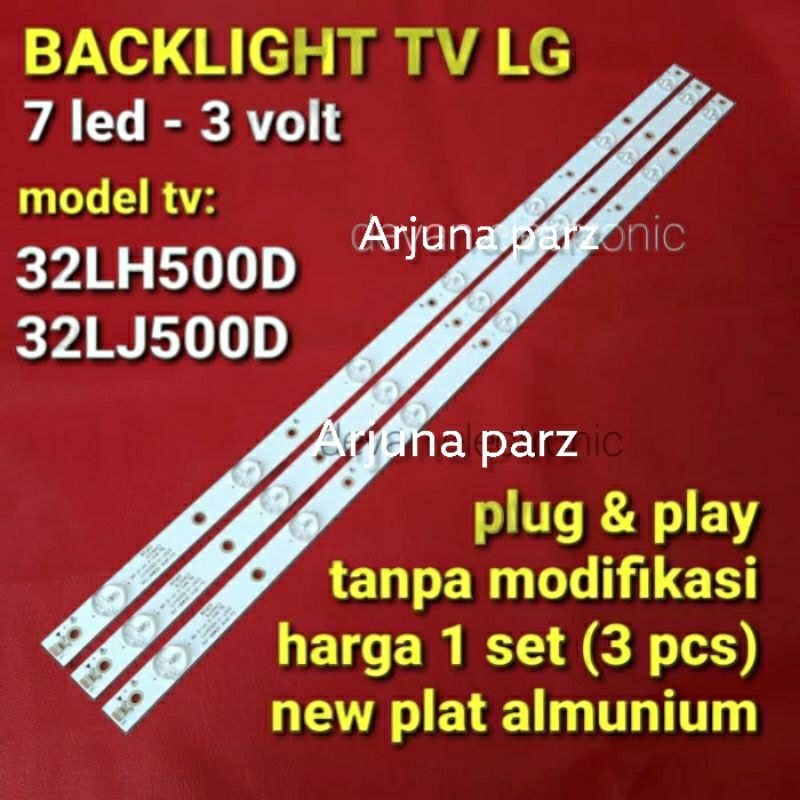 BACKLIGHT TV LG 32LH500D / BACKLIGHT TV LG 32LJ500D / LAMPU BACKLIGHT TV LG 32LJ500D /  LAMPU BACKLI
