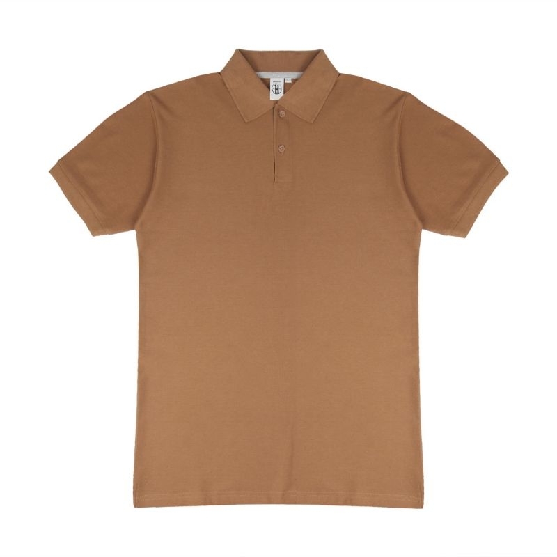 Hamshackle - Polo Shirt - Kaos Polo Almond Brown