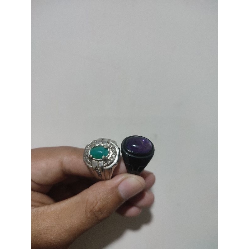 batu bacan mini dan kecubung Wulung