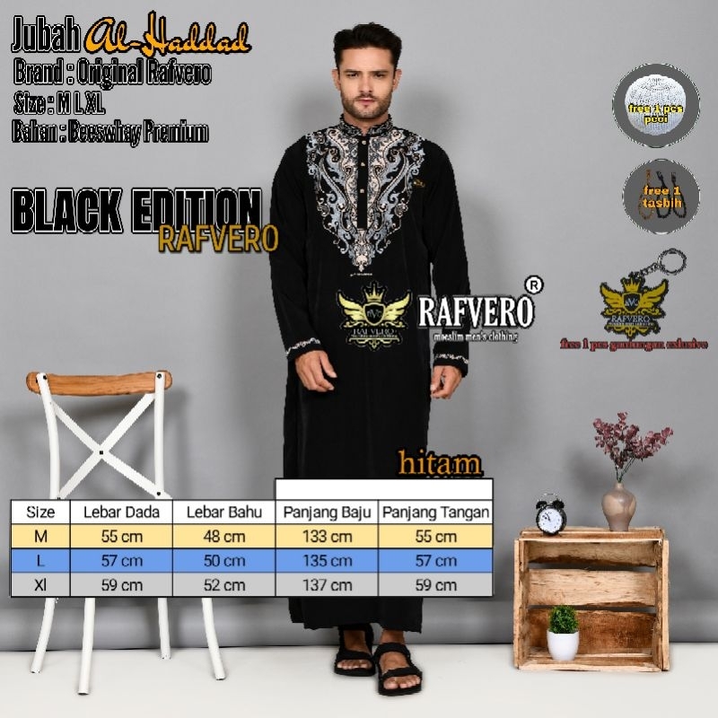 Jubah Pria Al Haddad ORIGINAL RAFVERO - Jubah Pria