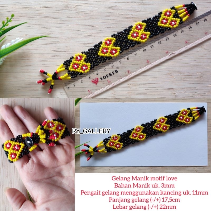 Gelang Dayak / gelang manik Dayak / gelang Dayak Kalimantan / gelang Dayak borneo / gelang manik etn