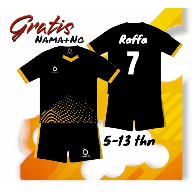 Sablon Nama Dan No Setelan Baju Voli Jersey Bola Kaos Bola Futsal Baju Badminton Anak Laki Laki Dan Perempuan