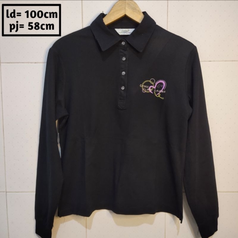 CROCODILE preloved branded kaos atasan pria wanita thrift second pl bekas outdoor sport tenis olahra