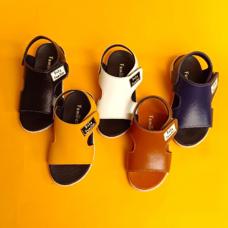 Sandal Adek Bayi 7-12 bulan 20-22 Model Kokop Sol Karet (Charlos 01)