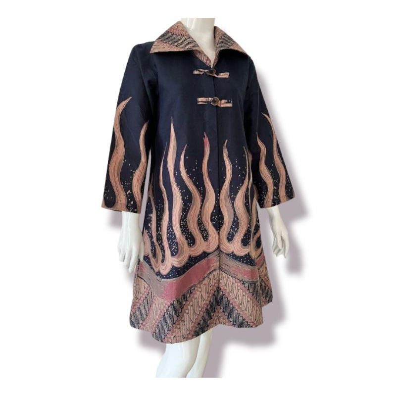 Tunik Dres Batik wanita modern solo recommended bahan katun jahitan rapi