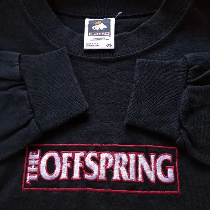 baju kaos band second the offspring vintage vtg rare