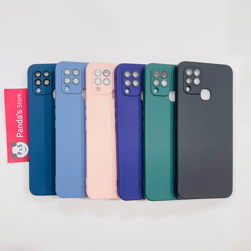 Case Infinix Hot 10s Lenspro Makaron Full Color Softcase Pro Lensa