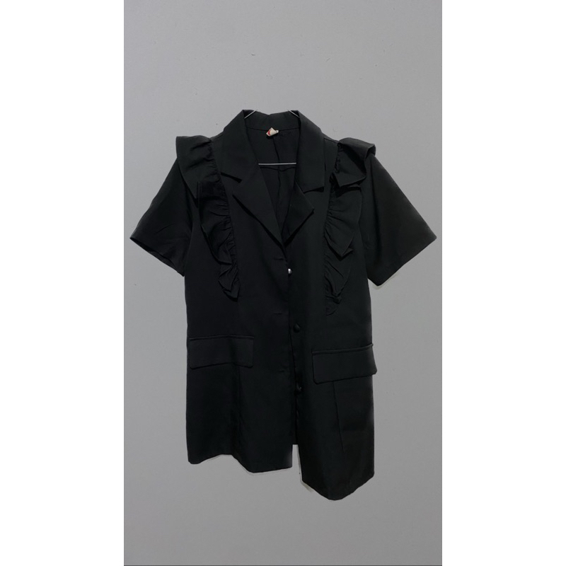 Blazer Hitam Pendek