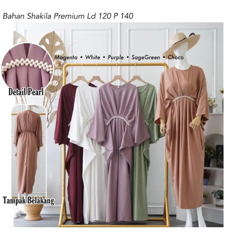 MUTIA KAFTAN/KAFTAN/DRESS LEBARAN