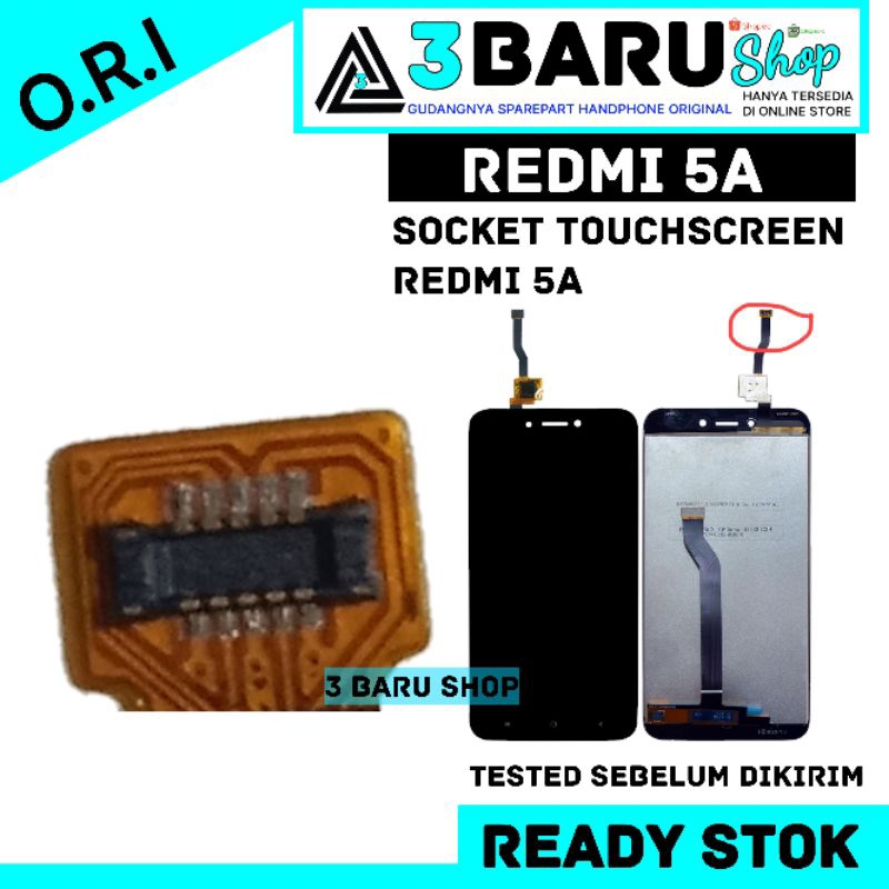 konektor TOUCHSCREEN REDMI 5A / REDMI GO konector handphone/hp