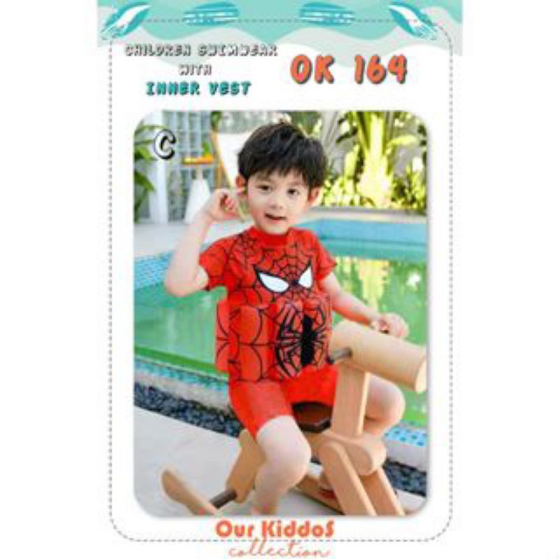 BJ363-COWOK SET BAJU RENANG PELAMPUNG ANAK BALITA COWOK SWIM SUIT