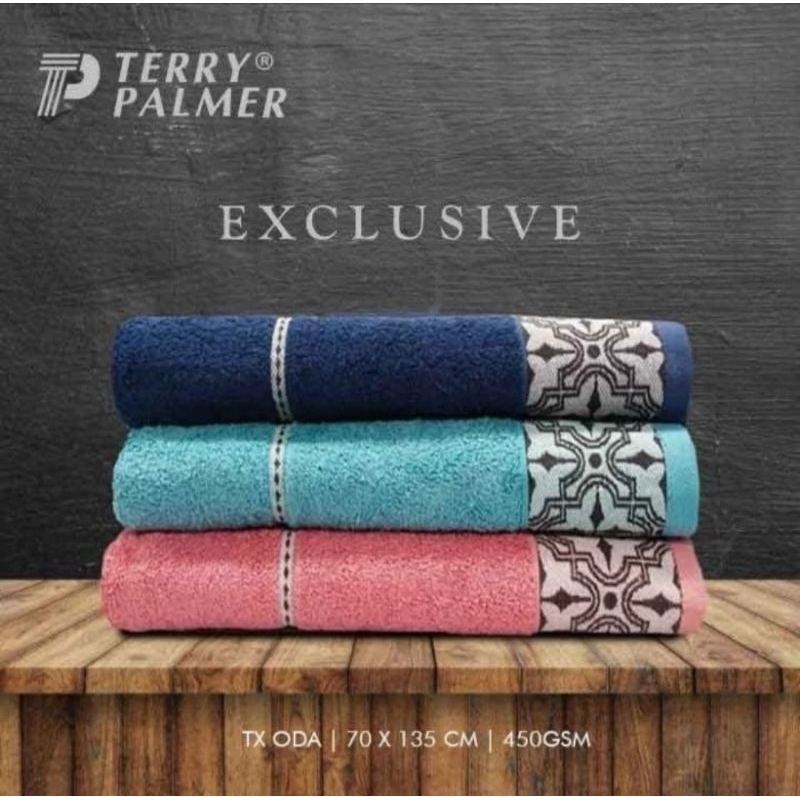 Handuk TERRY PALMER EXCLUSIVE Jumbo uk 70×140 cm - HANDUK MANDI DEWASA TEBAL / Handuk Premium / Handuk Bordir TP Exclusive / Handuk Katun Termurah BEST SELLER