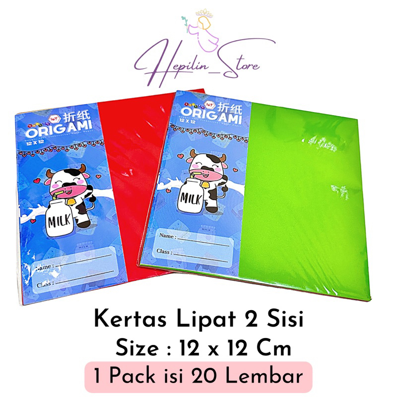 

Kertas Lipat 2 Sisi 12 Cm , 14 Cm , 16 Cm , 20 Cm / Origami Paper Prime Warna Fluorescent 2 Sisi ORIGINAL , 20x20 Cm