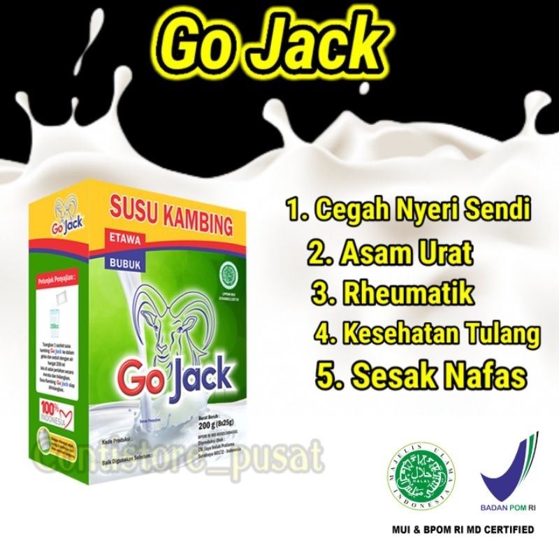 

Susu Bubuk Kambing Etawa Go Jack Rendah Lemak Tinggi Kalsium