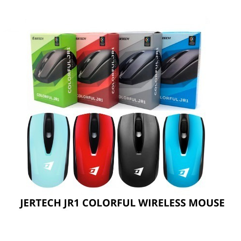 Mouse Wireless JR1 Colorful Optical Wireless 3 Button - XOBOX