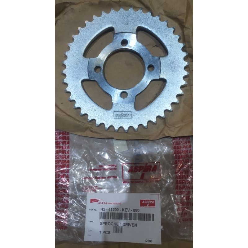 Gir Gear Belakang Supra x Lama 40T Merk Aspira