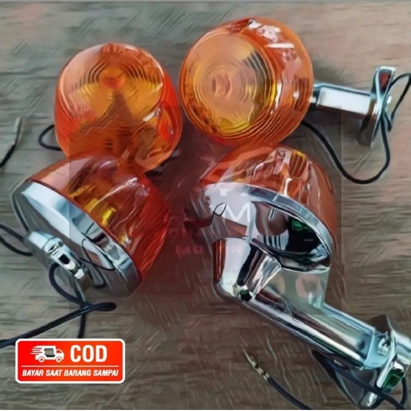 Lampu Sein Depan Belakang C70 Import - Kualitas Terbaik untuk Honda C70