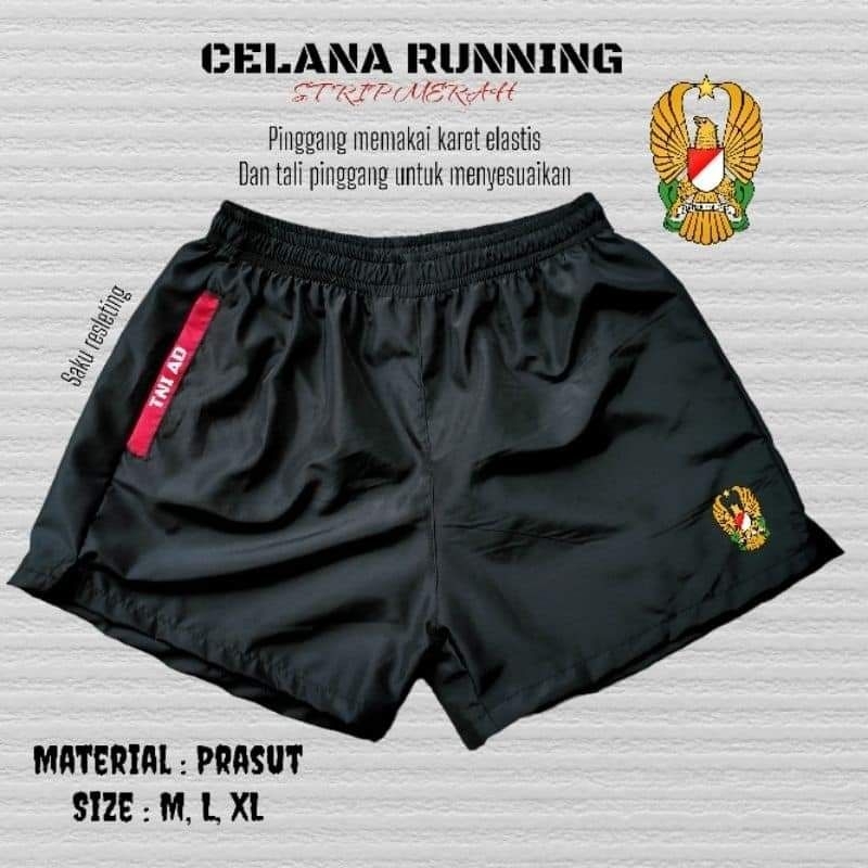 Celana Running TNI/Celana Olahraga Pendek/Celana Running
