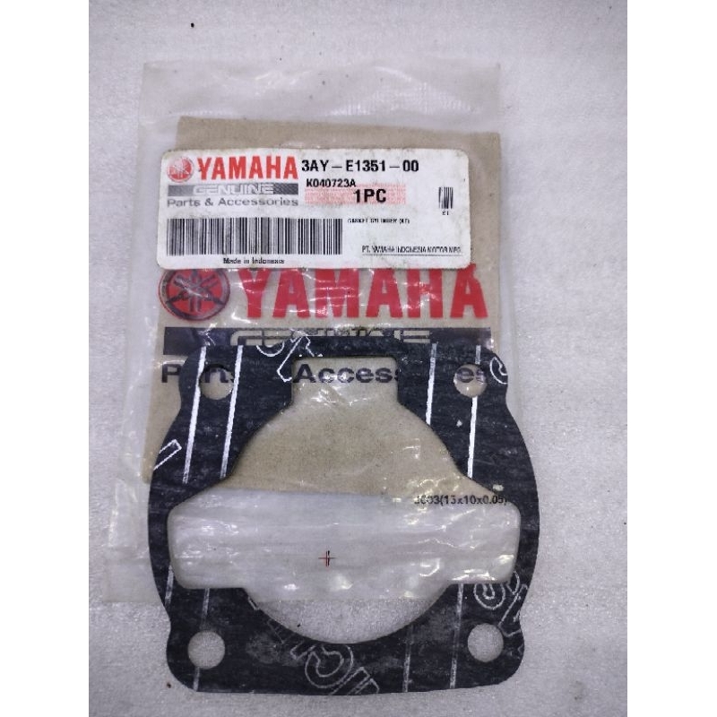 packing gasket perpak blok block yamaha alfa champ sigma original nos
