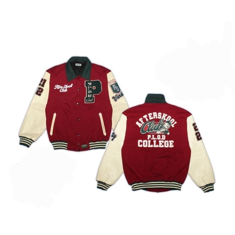 TEAM RED PALUGADA AFTERSKOOL CLUB VARSITY JACKET PLGD ORIGINAL LIMITED EDITION