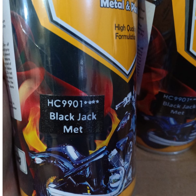 Pilok Pilox Cat Semprot DITON PREMIUM Harley Colors - BLACK JACK MET HC 9901**** (400cc)