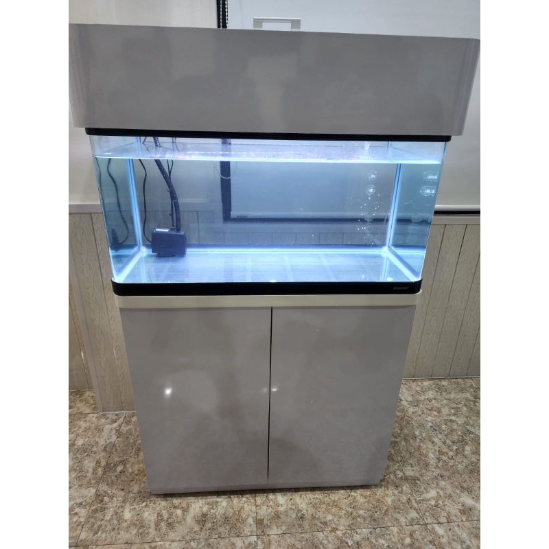 Aquarium Bending Bahari 90cm + Kabinet Siap Pakai