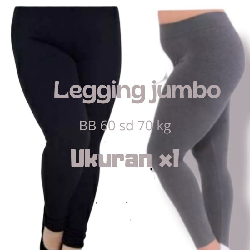 Legging Panjang dewasa ukuran xl ukuran jumbo  bahan spandek celana panjang dewasa