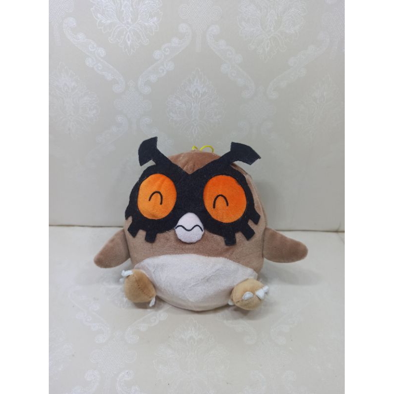 boneka pokemon hoothoot pokemon noctowl original banpresto vintage