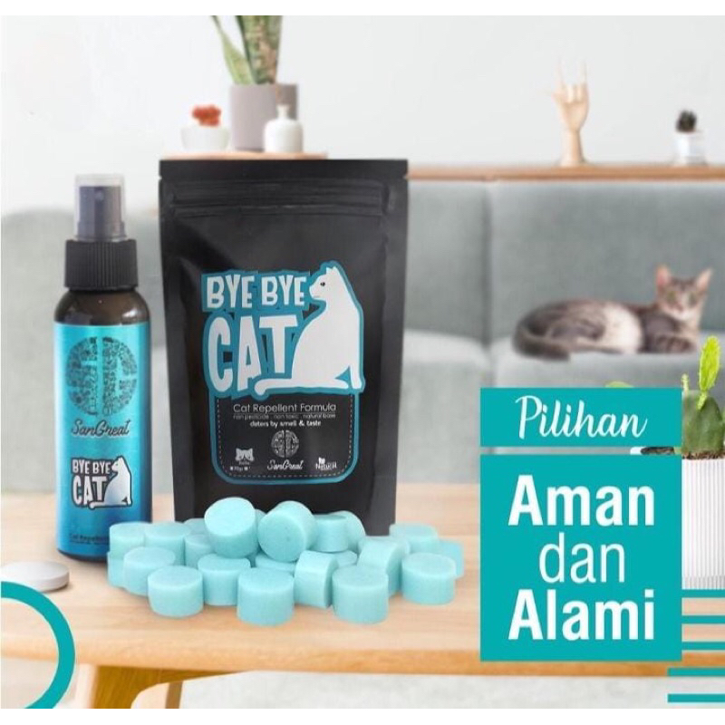 Alat Pengusir Kucing Liar Bandel Bye Bye Cat (Gel Natural Non Pestisida)