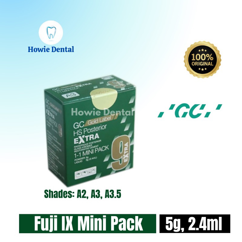 GC Fuji 9 GIC, HS Posterior Extra, Mini Pack, Bahan Tambalan GC Fuji IX