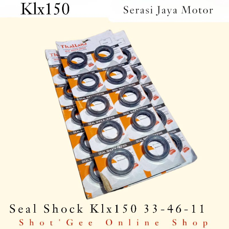 HARGA 1PCS/1BIJI SEAL SHOCK DEPAN KLX 150 33-46-11