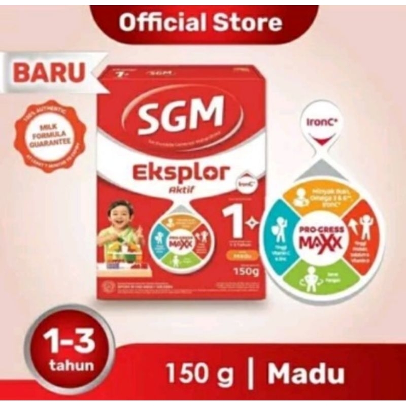 Sgm Exsplor Susu Formula 1+ 150g 1+ 400g Susu Formula Sgm Exsplor
