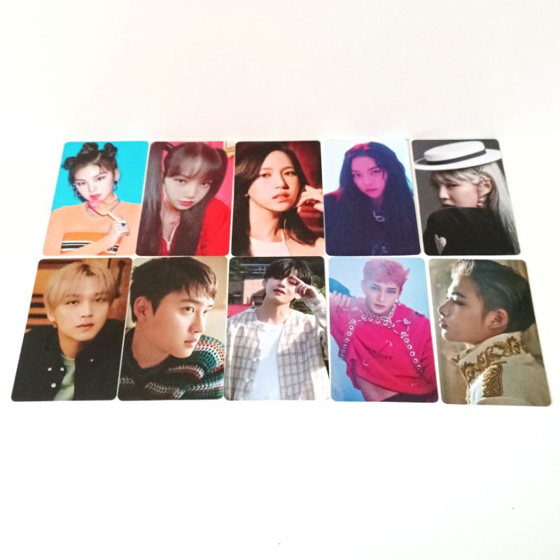 [ISI 10 PC] UNOFFICIAL PHOTOCARD NCT BLACKPINK BTS ITZY ENHYPEN AESPA EXO TWICE SEVENTEEN RED VELVET