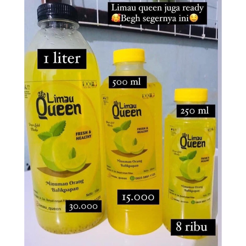 

limau queen 250 ml
