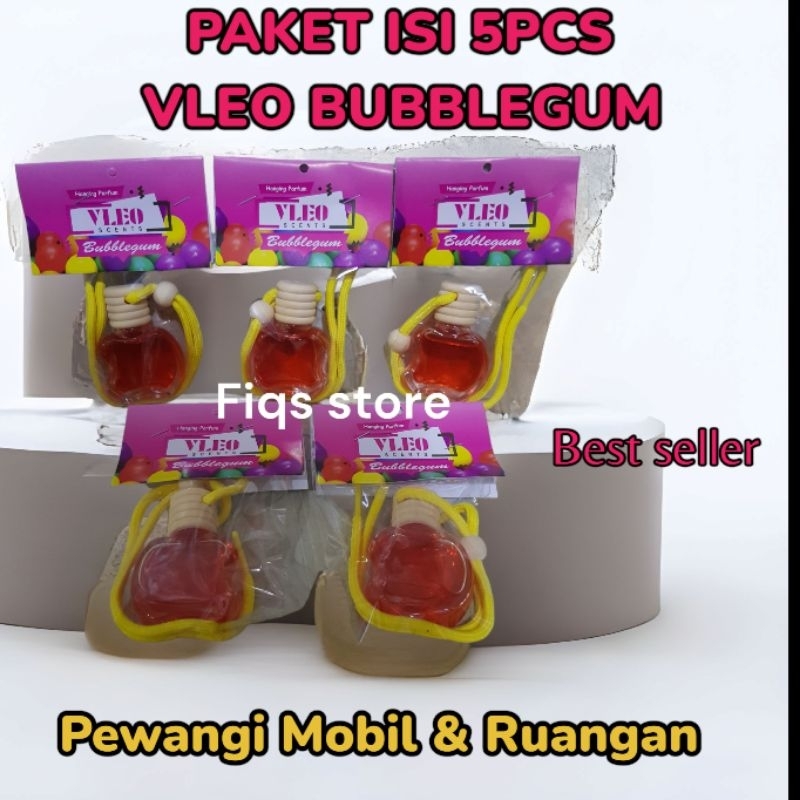 PROMO 5 PCS Parfum Mobil Pengharum Ruangan Botol Apel - Kopi Bali Gantung Vleo