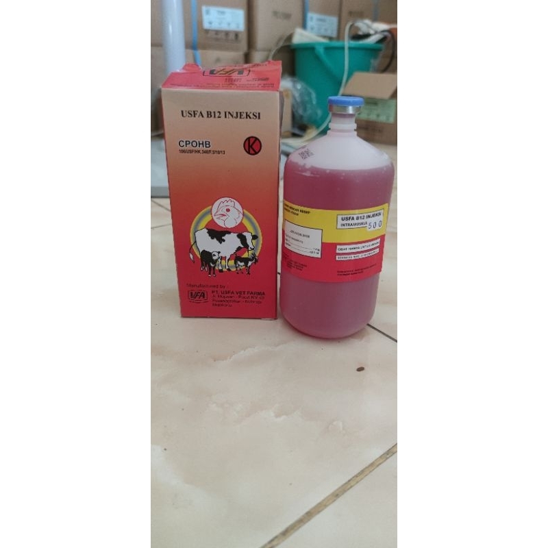 usfa vitamin (b12) 500ml seperti jectavit