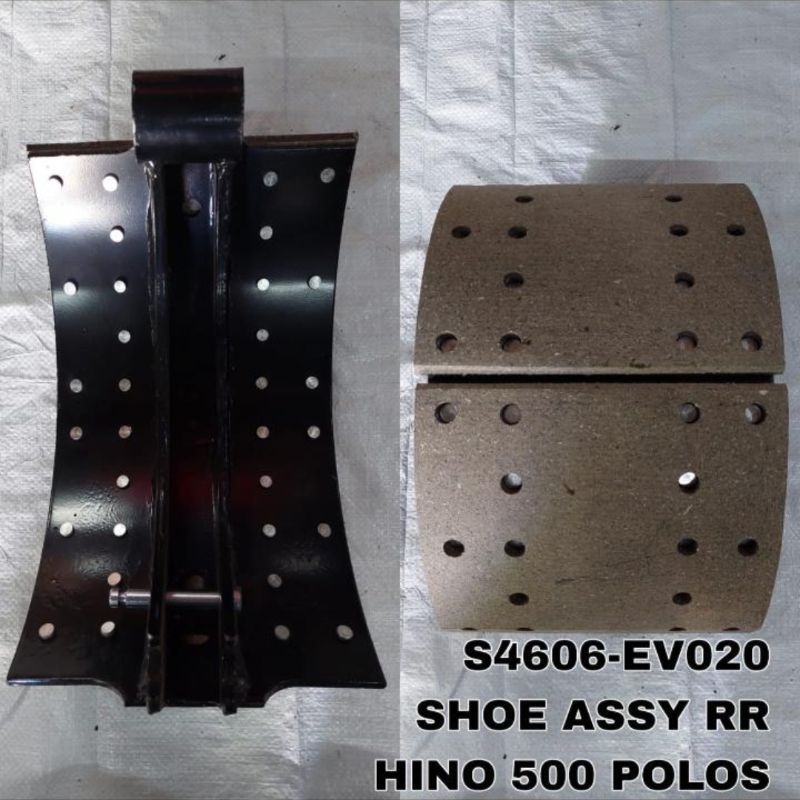 BRAKE SHOE ASSY REAR SEPATU KAMPAS REM BELAKANG POLOS HINO 500 S4606-EV020